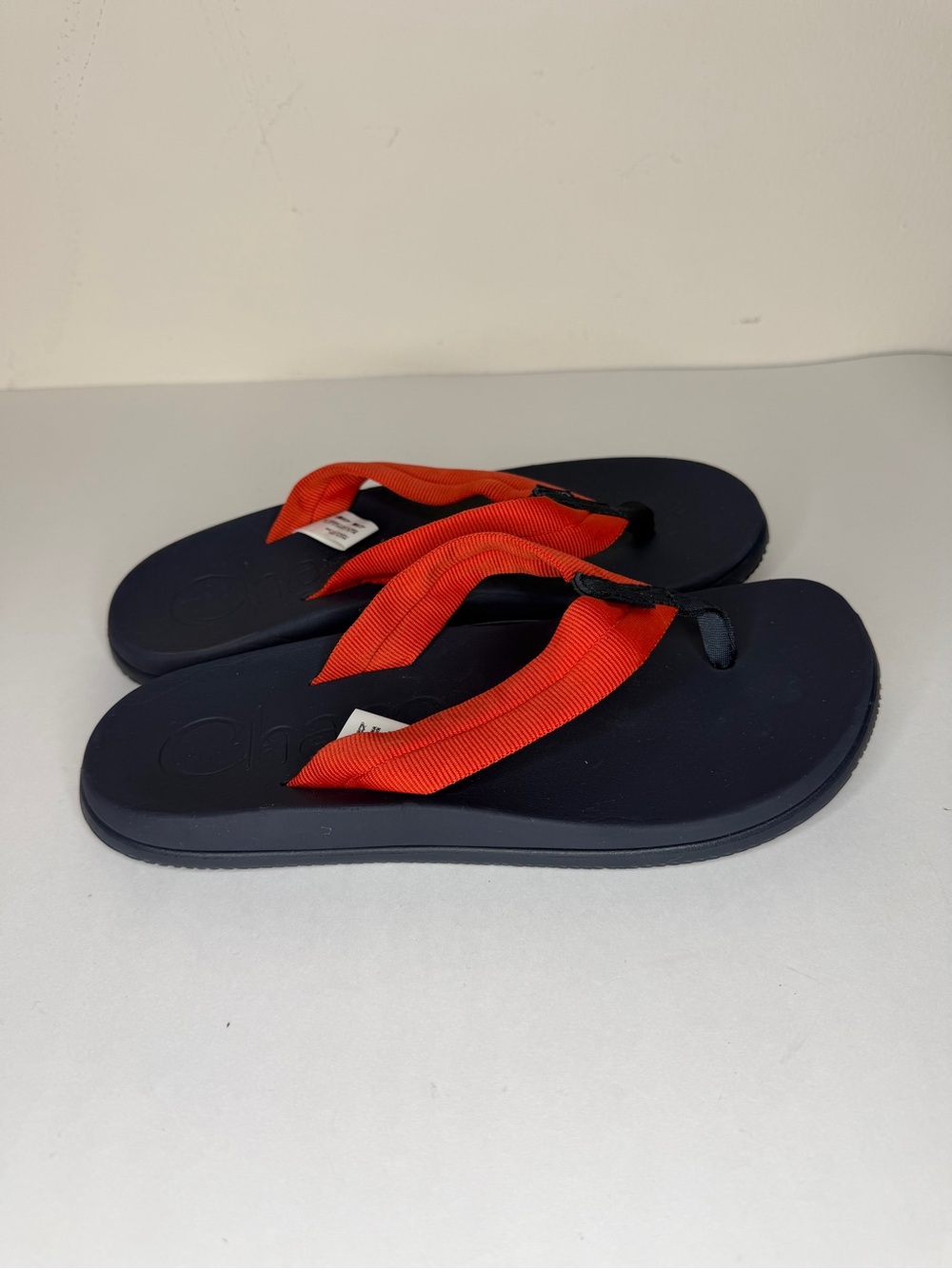 Chaco Shoes Womens Size 39 US 8 Blue Orange Flip Flop Sandals Comfort JCH108966
